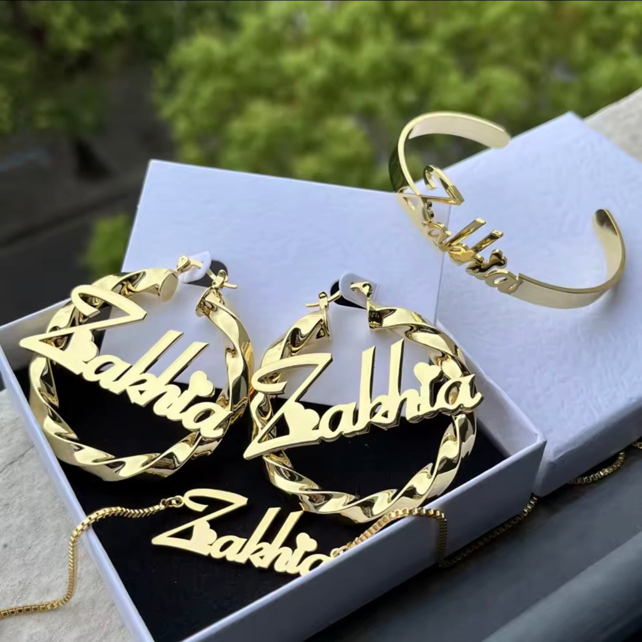 Her Luxe Adult Bangle Set