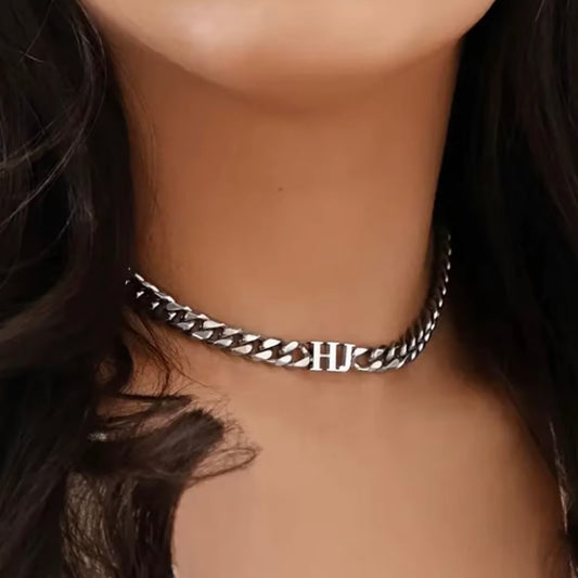 Double Initial Cuban Chain